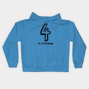 Number 4, Gaelic Irish Four Kids Hoodie